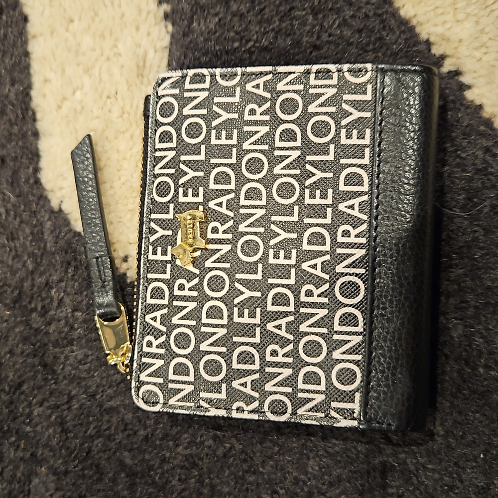 Radley London - Black and White Leather Wallet